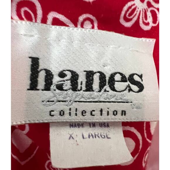 Vintage Hanes Signature Collection Red White Sheath Dress Size XL - Picture 6 of 7